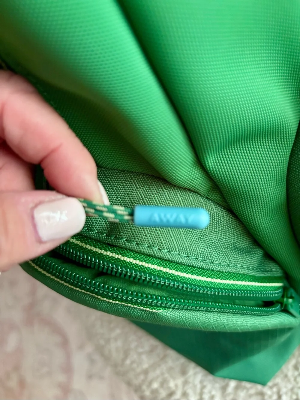 Away Men's Kelly Green Sports Backpack with Teal Accents🎾✅